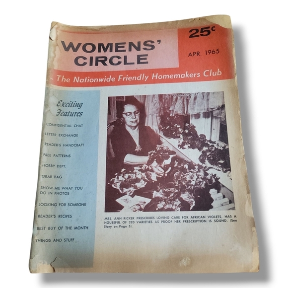 Women's Circle Other - Vintage Women's Circle Magazine April 1965
